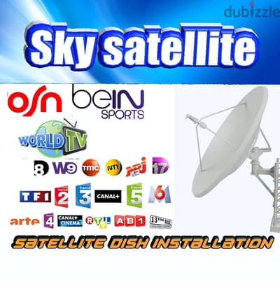 SKY-SAT EU-R55( تركيب ستلايت )