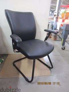 Office Chair Cow Leather New Fly Visitor 0