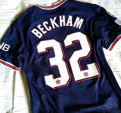 PSG beckham 32  air jordan limited edition home jersey