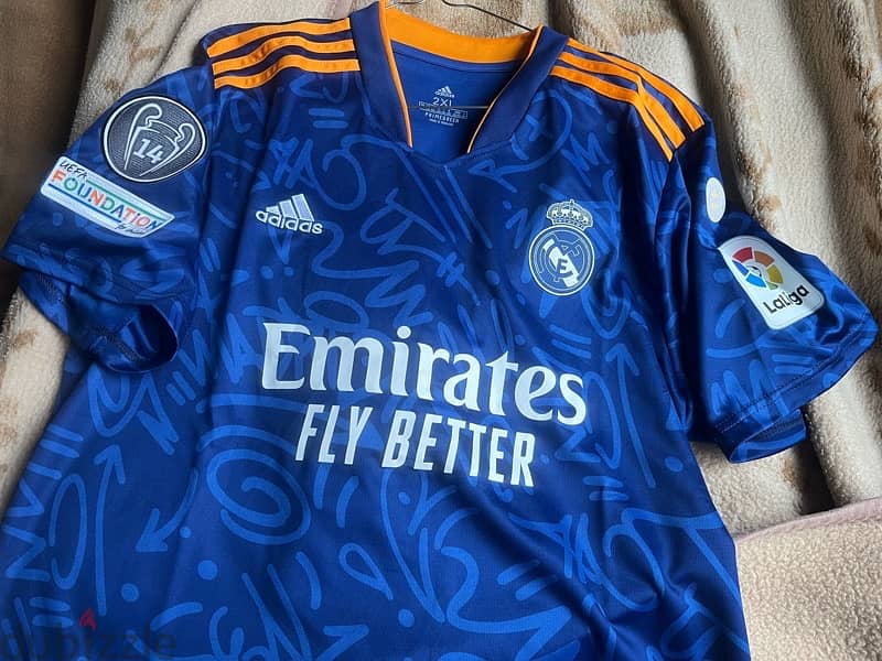 benzema 9 real madrid 14 champions 2021 away jersey 1