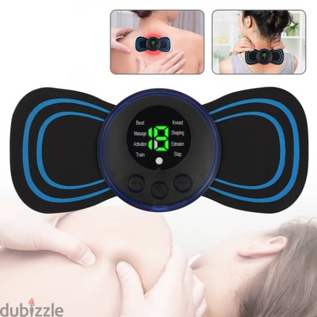 EMS Neck Massager Pad with Remote, 8 Modes, 19 Speeds 5