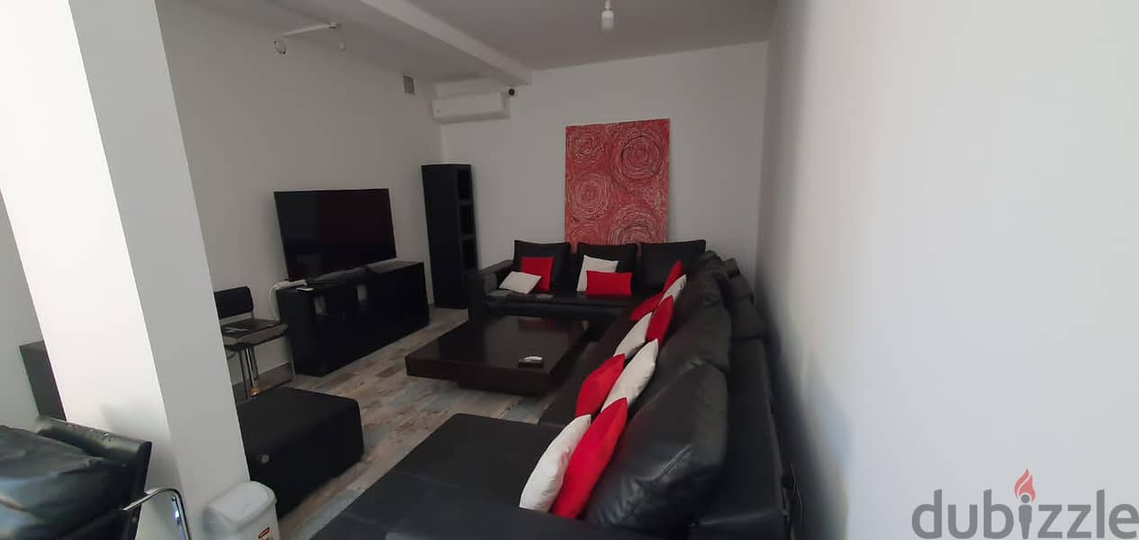 L12777- Furnished Apartment With Garden for Rent in Beit Misk 4
