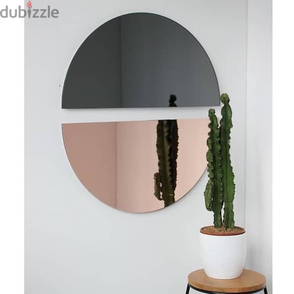 colored frameless mirrors 2