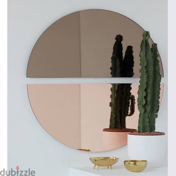 colored frameless mirrors 4