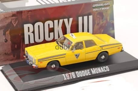 Dodge Monaco Taxi Cab diecast car model 1;43.