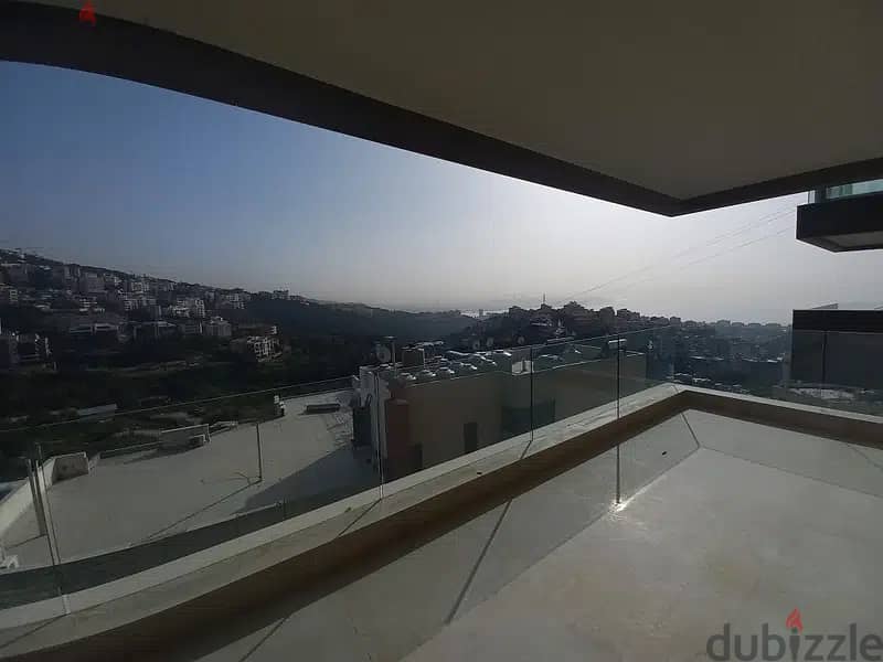 220 Sqm|Fully decorated Apartment for rent Awkar |Mountain & sea view 1