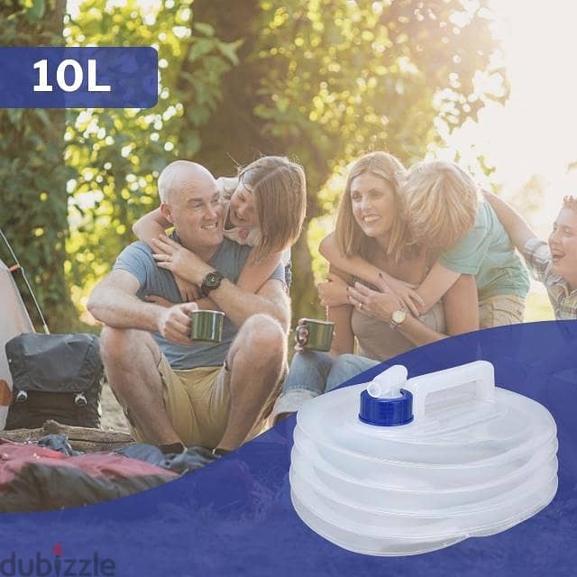 Water Dispenser 10L, Collapsible Container for Camping and Outdoors 3
