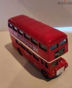 Metal London bus diecast by Welly 12cm
