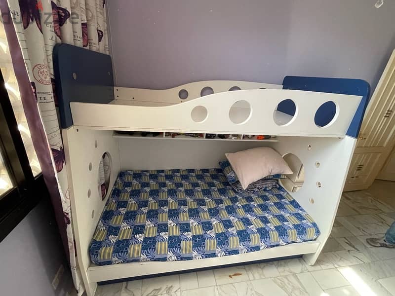 Double bed for kids - Almost new and rarely used 1