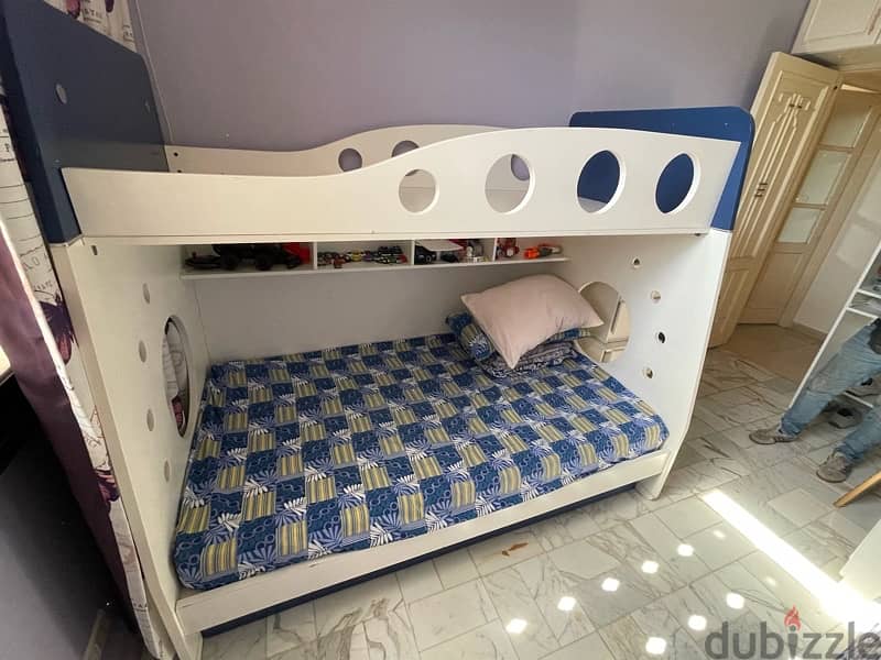 Double bed for kids - Almost new and rarely used 2