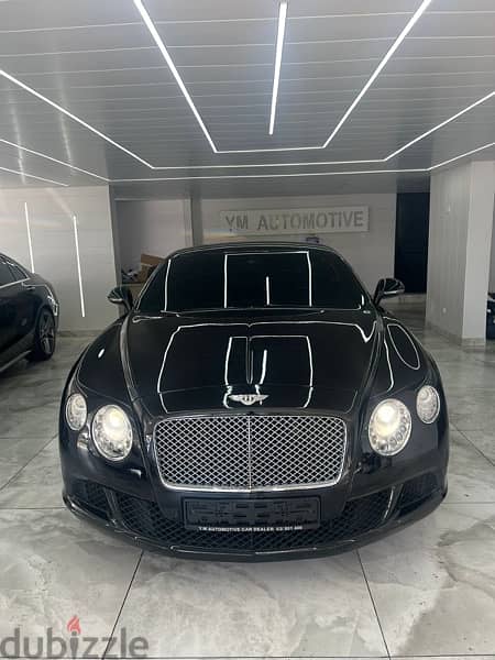 2012 Bentley Continental GT coupe blk/blk W12 cylinder engine only 75K 0