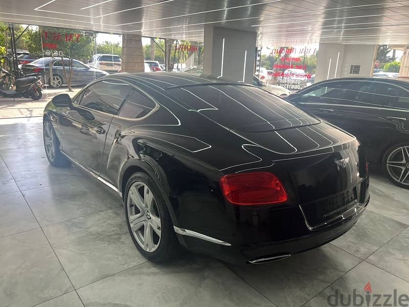 2012 Bentley Continental GT coupe blk/blk W12 cylinder engine only 75K 2