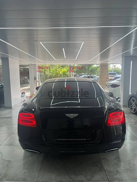 2012 Bentley Continental GT coupe blk/blk W12 cylinder engine only 75K 3