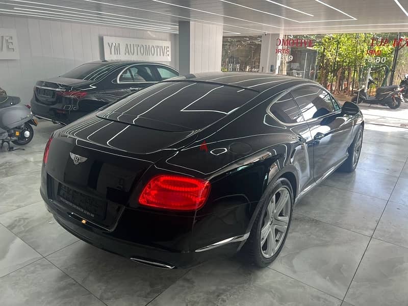 2012 Bentley Continental GT coupe blk/blk W12 cylinder engine only 75K 4