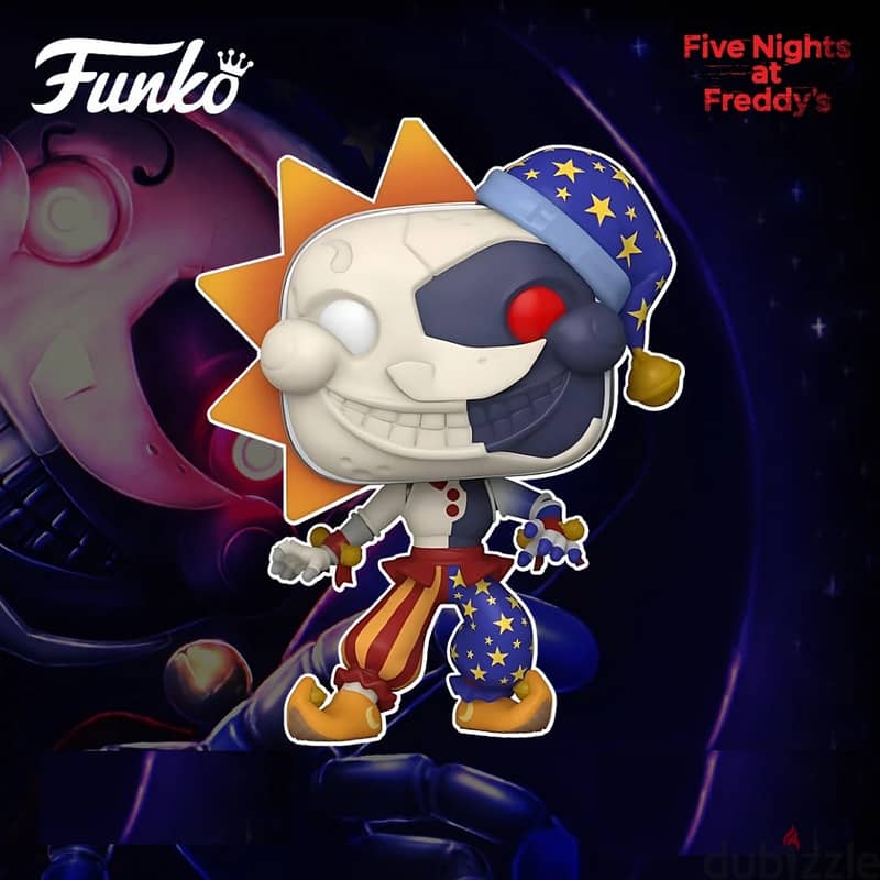 Funko Five Night's At Freddy's Pop! Games Sun & Moon Vinyl Figure