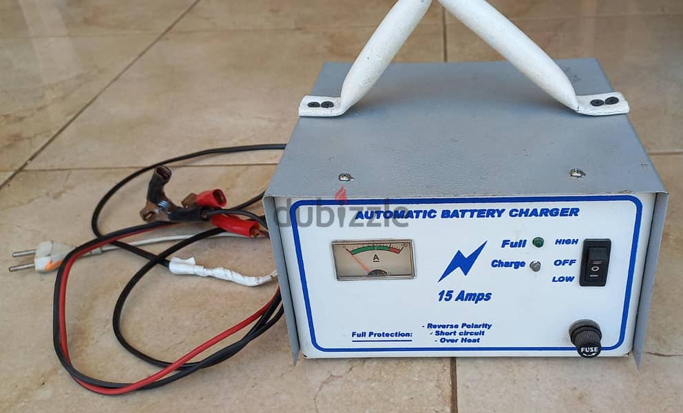 12 V Automatic Battery Charger 15 A بطارية 1