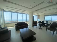 Semi furnished 160 m2 apartment +open sea view for sale in Zouk Mosbeh