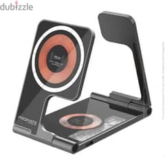 Promate AuraFold-Trio Ultra-Slim Foldable 15W MagSafe 0