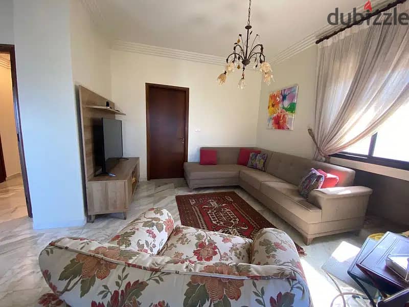 180 Sqm | Fully furnished apartment for rent in Broummana / Al Ouyoun 4