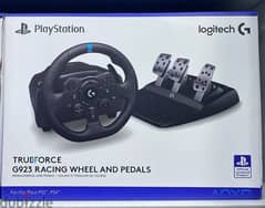 logitech g923 on ps5-ps4-pc-ps3 (NEW sealed)