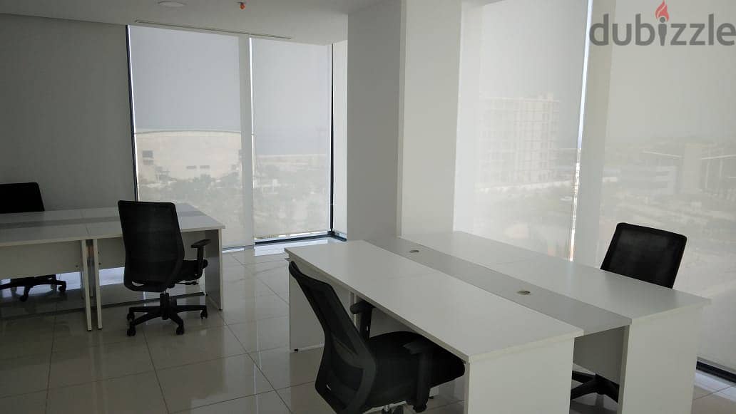 L12807- Furnished Office With Panoramic View for Rent In Antelias 2
