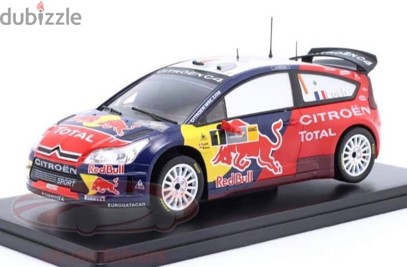 Citroën C4 WRC  (Germany 2008) diecast car model 1:24. 1