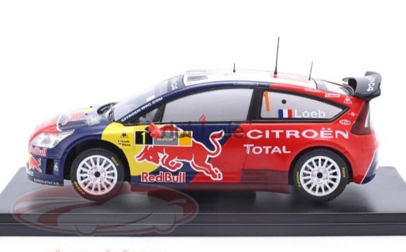 Citroën C4 WRC  (Germany 2008) diecast car model 1:24. 2