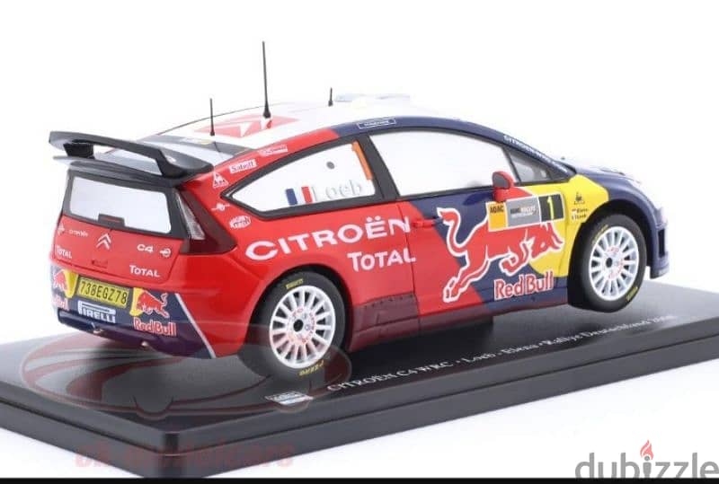 Citroën C4 WRC  (Germany 2008) diecast car model 1:24. 3