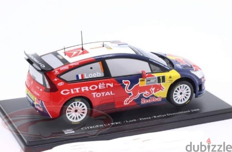 Citroën C4 WRC  (Germany 2008) diecast car model 1:24. 4