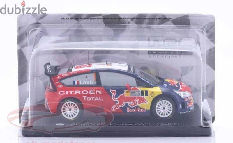 Citroën C4 WRC  (Germany 2008) diecast car model 1:24. 5