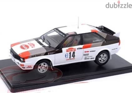 Audi Quattro (San Remo 1981) diecast car model 1:24.