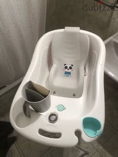 baby bath tub with stand support and new born seat 0