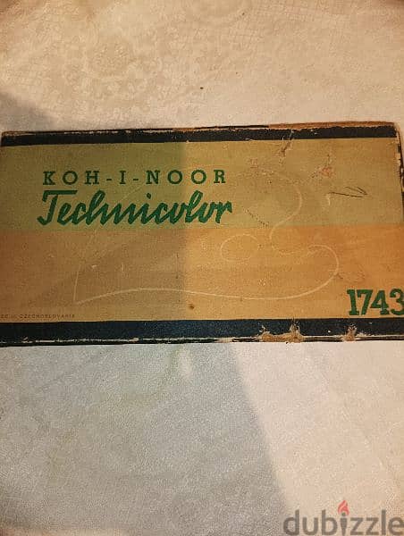 Vintage KOH I NOOR Technicolor 1743 Pencils + BOX L&C Hardtmuth 3