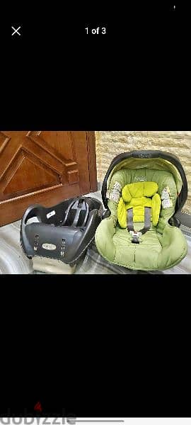 graco car seat with base like new 0