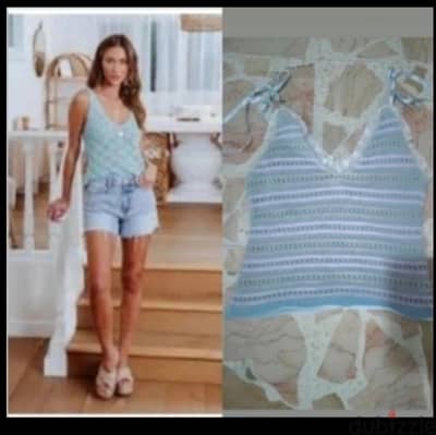 crochet top S to xL 1=7$ or 3=15$