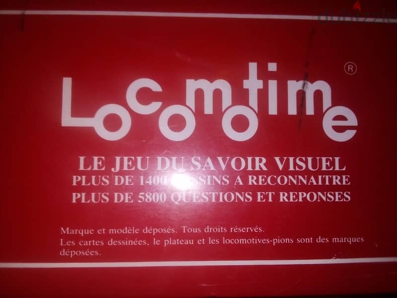 Locomotion rare vintage 1993 educative board game in french 4