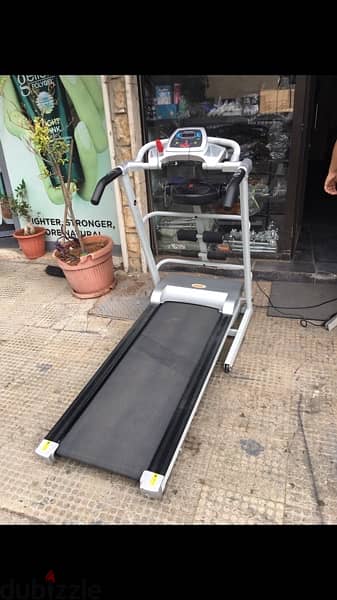 treadmill like new very good quality we have also all sports equipment