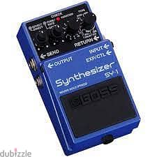 Boss Synthesizer SY1 Effect Pedal (Electric guitar, Keyboard, Orgue)
