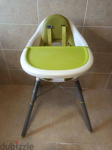 Mamas and papas high best sale chair green