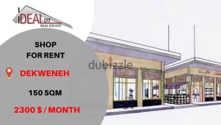 Shop for rent in dekwaneh 150 SQM REF#CHCJeh74018 0