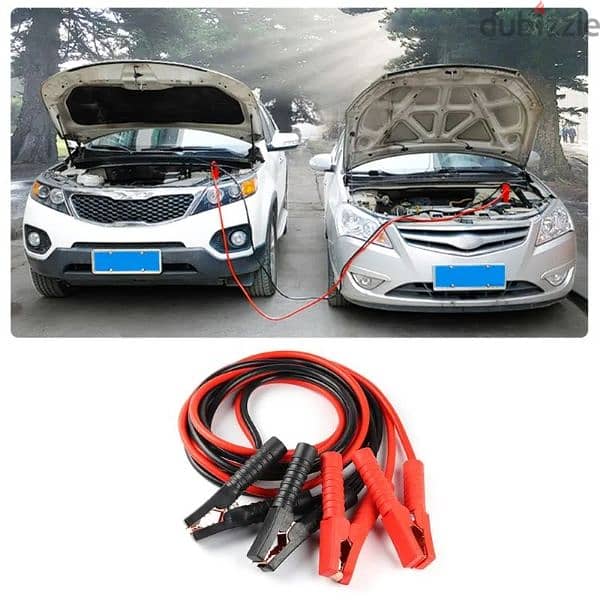 Heavy Duty 2000 AMP 4M Car Battery Booster jumper Cables كابل تدكير 6