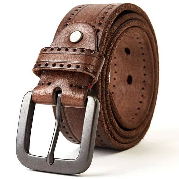 Italian full grain 100% Genuine Leather Cowhide Belts قشاط جلد 5