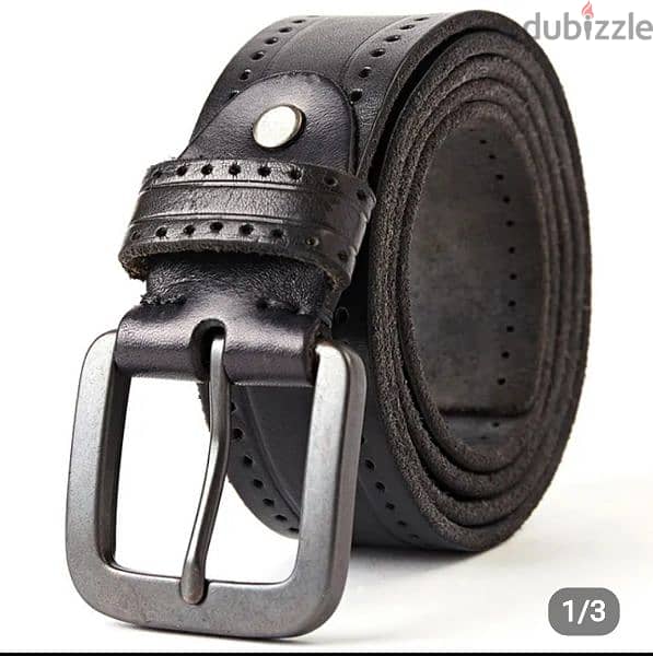 Italian full grain 100% Genuine Leather Cowhide Belts قشاط جلد 4