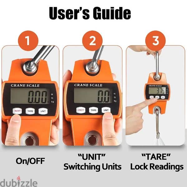 New Digital Hanging Scale 300KG Heavy Duty Scale 4