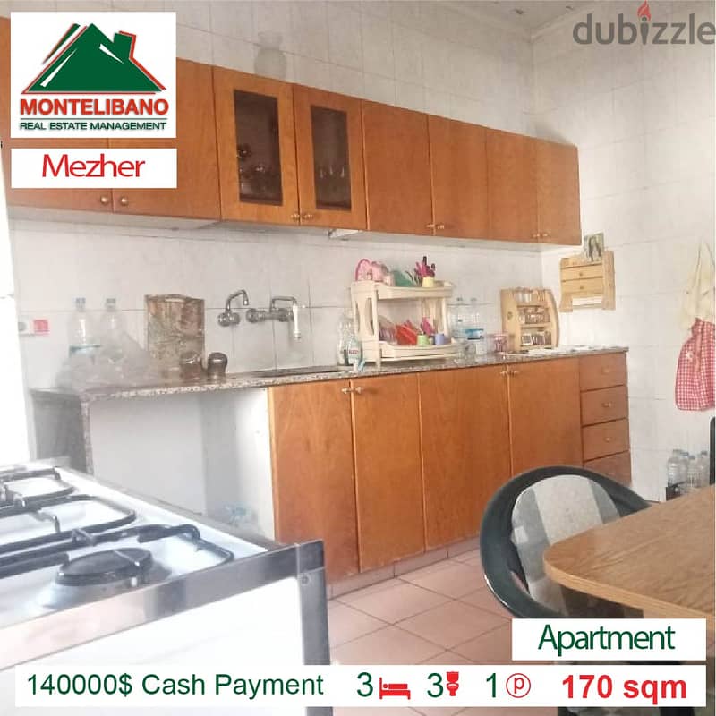 140000$ Cash Payment!!! Apartment for sale in Mezher!!! 2