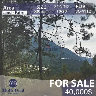 JC-4112 / Land For Sale in Fatre-Jbeil, ارض للبيع في فتري - جبيل