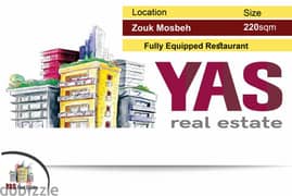 Zouk Mosbeh 220m2 | Restaurant | Rent | Fully Equipped | Main Road | 0
