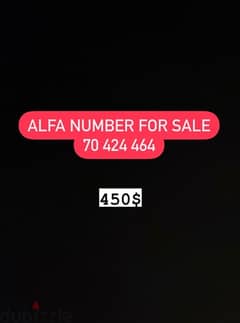 Alfa Number