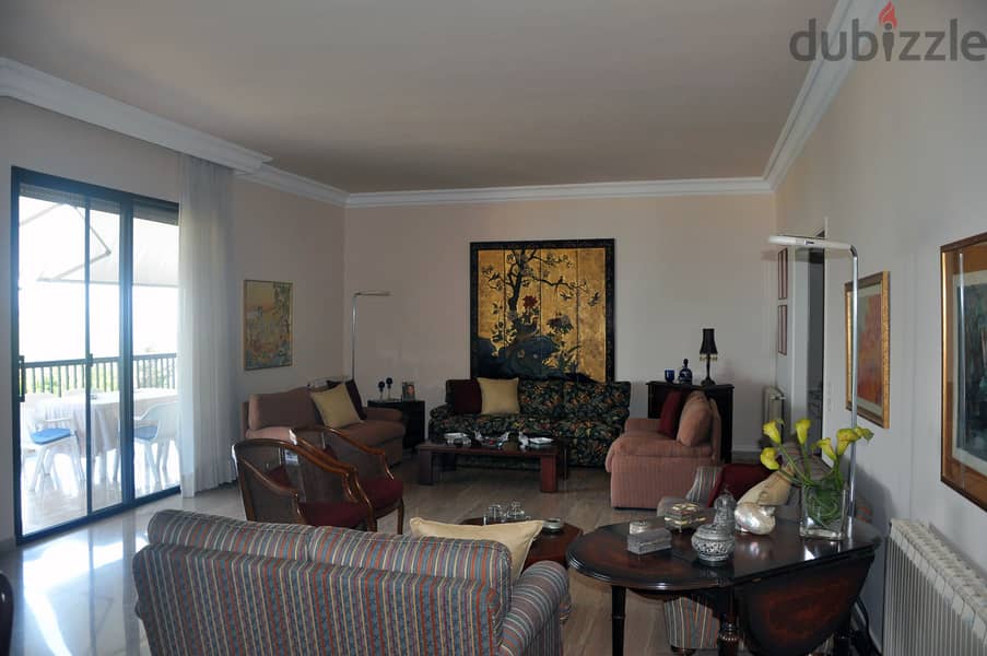L12812-Apartment With Terrace & Great Green View for Sale In Beit Meri 1