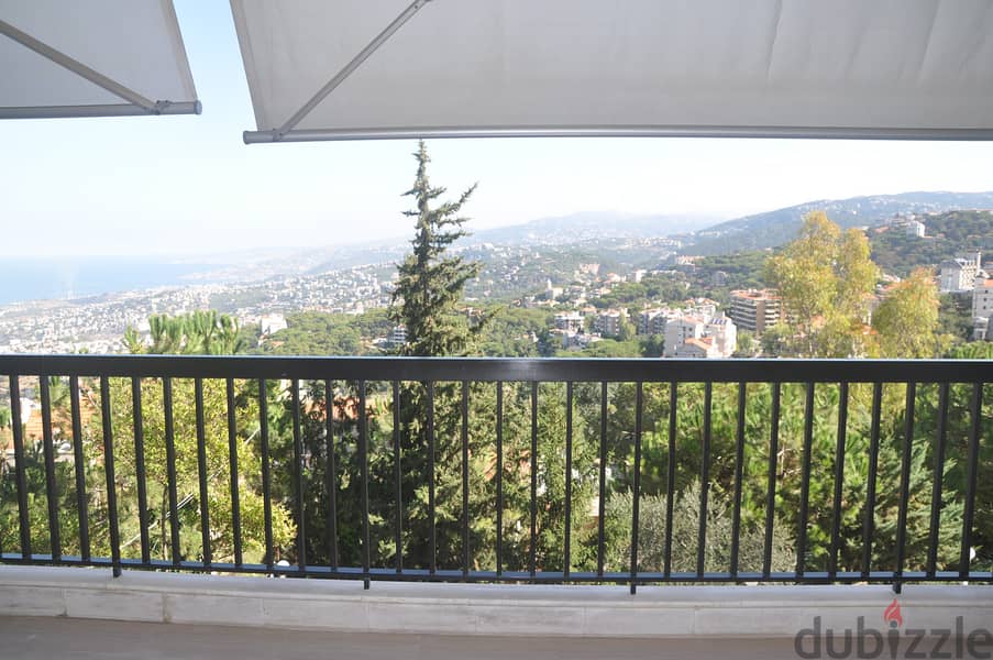 L12812-Apartment With Terrace & Great Green View for Sale In Beit Meri 2